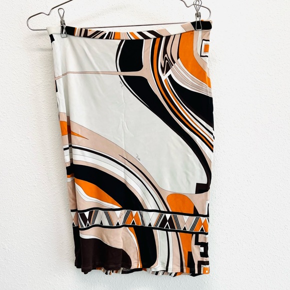 Emilio Pucci Graphic Knit Skirt - Picture 2 of 13